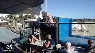 Webcam Lanzarote  Live Stream from the Beachbar in Costa Teguise [upl. by Haase]