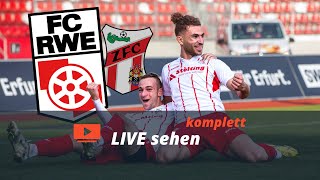 Regionalliga FC RotWeiß Erfurt  ZFC Meuselwitz  Sport im Osten  MDR [upl. by Acim]