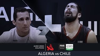 ARGELIA vs CHILE  2016 Mens World Olympic Qualification Tournament [upl. by Calendre]