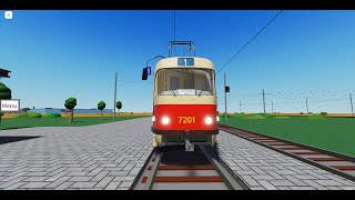 Girov tram linka 1 s vozy 72017193 [upl. by Llenhoj]