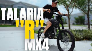 New 2023 Talaria Sting R MX4 Unboxing and Riding [upl. by Studner]