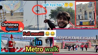 my first Vlog  in metro walk  2024 Christmas special 🎅 Full injoy🥰 [upl. by Aprilette619]