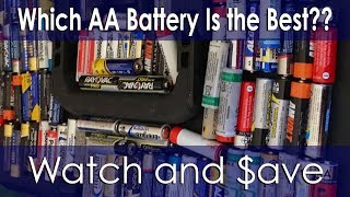 Which AA Battery is the Best Can Duracell Beat Energizer Watch and ave [upl. by Refiffej]