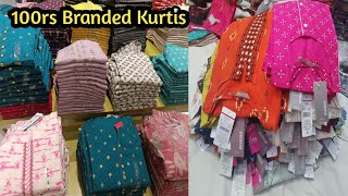 100rs Branded Avaasa Kurtis Wholesale shop in chickpet BangaloreTrends Kurtue amp Leggings S To 5XL [upl. by Ahsenrat108]