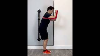 Serratus Scoop  scapular protraction exercise for serratus anterior muscle [upl. by Hgielsel]