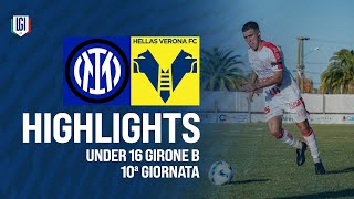 Highlights InterHellas Verona U16 AB 10ª giornata stagione 202425 [upl. by Inajar]