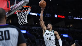 Highlights Giannis Antetokounmpo Drops 44 Points Against Wembanyama and the Spurs  1424 [upl. by Bierman]