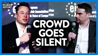 Crowd Goes Silent After Hearing Elon Musk Tell Ben Shapiro His Warning [upl. by Emorej528]