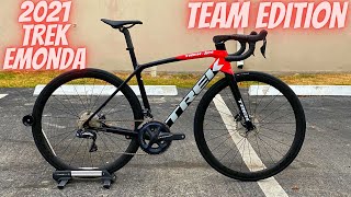 2021 TREK EMONDA SLR 7 DISC TEAM EDITION 8300 RIDE LIKE A PRO TARMAC SL7 or EMONDA [upl. by Norrab]