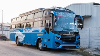 🌊SeaBird 🕊️  Gets Set of 6  Ashok Leyland 12M  Non AC Sleeper Buses  Damodar Built viral [upl. by Asquith]