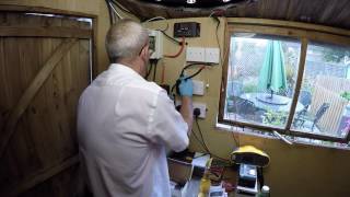 Installing Steca Solaris 4040 40 amp Solar Controller Part 1 [upl. by Edlihtam]