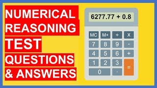 21 NUMERICAL REASONING TEST Questions and Answers PASS [upl. by Donal]