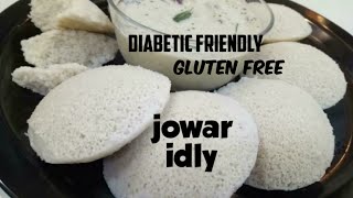 Jowar idli  jowar flour idli  jonna idli  Healthy breakfast  Diabetic free [upl. by Sherrod]