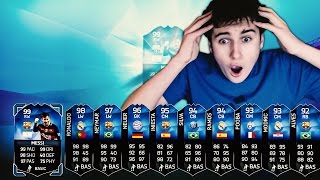 THE TOP 10 GREATEST TOTY PACKS  Fifa 16 Pack Opening [upl. by Attennod654]