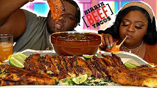 HIGHLY REQUESTED BIRRIA TACOS amp QUESADILLAS RECIPE  BIRRIA DE RES Y CONSOME  MUKBANG EATING SHOW [upl. by Nylekoorb]