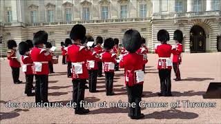 Relève de la garde Buckingham Palace 2019 [upl. by Winsor]