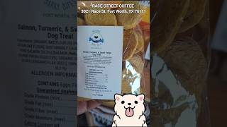 Small batch dog treats at Race Street Coffee Riverside Fort Worth cafe dogtreats dogcookies [upl. by Notgnirra]