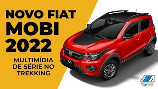 Novo Fiat Mobi 2022  Multimídia de série  Trekking  Easy  Like  motores e ação [upl. by Medora833]