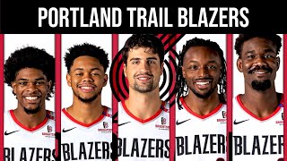 Portland Trail Blazers Roster  NBA 202425 [upl. by Egnalos321]