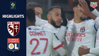 FC METZ  OLYMPIQUE LYONNAIS 1  3  Highlights  FCM  OL  20202021 [upl. by Annaed371]