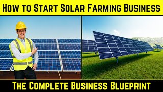 How to Start Solar Farming Business in India  Solar Power Plant Business Plan [upl. by Nuahsyd4]