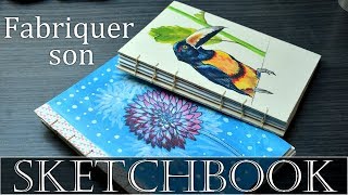 Fabriquer son carnet de croquis  DIY [upl. by Melisande]