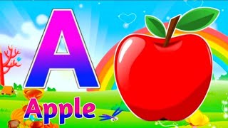 A for apple  अ से अनार  abcd phonics song  a for apple b for ball c for cat  abcd song  abcde [upl. by Lammaj]