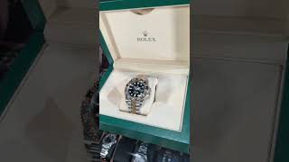 Rolex GMT Master II Yellow Gold Steel Grey Bezel Mens Watch 126713 Review  SwissWatchExpo [upl. by Barnum319]