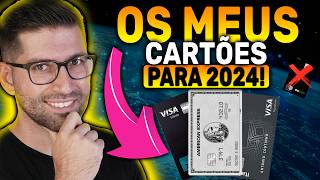 🔥Cancelei o C6 Carbon Veja os meus Cartões para 2024 TODOS GRÁTIS [upl. by Aikam]