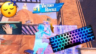 1 HOUR Sleeping amp Chill ASMR Mechanical Keyboard Sounds 😴 ASMR 😍 Fortnite ZoneWars Gameplay 240FPS [upl. by Ocirled]