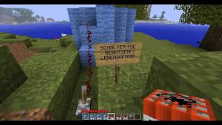 Minecraft  Tutorial 4 wie man eine TNT Falle baut German TNT Trap [upl. by Euqenimod]