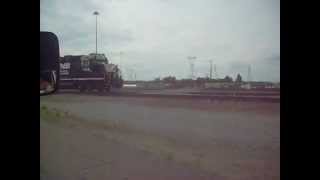 Riding Into Norfolk Southerns Linwood NC Rail Yard [upl. by Anotal863]