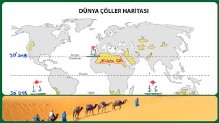 Dünyadaki Çöllerin Dağılışı ● Yks Coğrafya [upl. by Aridatha]