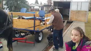 Wheatland Lodge Seniors Go For A Wagon Ride [upl. by Mountford]