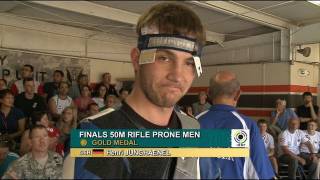 Finals 50m Rifle Prone Men  ISSF WC 2011 Rifle amp Pistol Stage 5 Fort Benning USA [upl. by Naldo512]