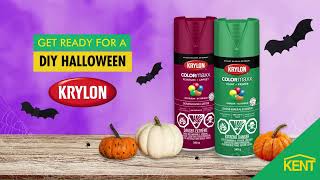 Krylon Spray Paint For Spooky and Sparkly DIY Halloween Décor [upl. by Gates424]