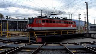 1142 6962 ÖBB von der Drehscheibe Heizhaus Bw Villach Westbahnhof Kärnten 25 april 2012 [upl. by Jolanta]