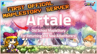 Artale is THE FIRST quotOFFICALquot OLDSCHOOL MAPLESTORY Server [upl. by Elocyn]