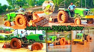 John Deere 5039D 🚜 Tractor कद्दू करते vlogvideos jkGinnesharma2668 channel subscribe 💕 [upl. by Kirsten392]