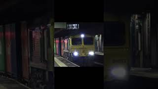 Freightliner 66593 Through Nuneaton Stn train [upl. by Seira]