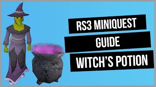 RS3 Witchs Potion Mini Quest Guide  Ironman Friendly  RuneScape 3 [upl. by Lecirg426]