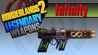 BORDERLANDS 2  Infinity Legendary Weapons Guide [upl. by Yhtuv]