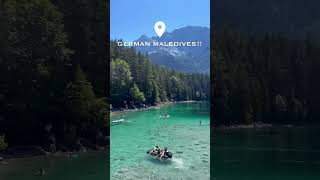 Eibsee is the most beautiful lake in Bavaria Germany located at an altitude of 1000 m [upl. by Adele]