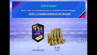 FIFA 19CLASH DEQUIPE ELITE 1IL FAUDRA PASSE LE CAP UN JOUR [upl. by Wivinia104]