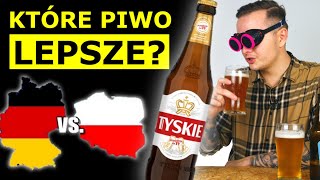 PIWO NIEMIECKIE vs PIWO POLSKIE  CZY TYSKIE i LECH SĄ LEPSZE NIŻ PAULANER [upl. by Denison]