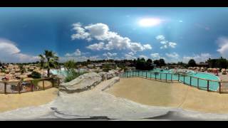 Piscina al Camping Piani di Clodia  Video 360Lazise Lago di Garda [upl. by Ardnaz]