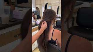 Low ponytail for college girls hairstyle fashion shorts shortvideo viralvideo trending hair [upl. by Lezley]