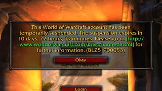 I GOT BANNED IN WOW CLASSIC I CANT BELIEVE IT [upl. by Alwitt]