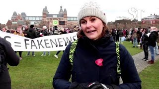 Covid19 Dutch police detain 240 antilockdown protesters [upl. by Glick888]