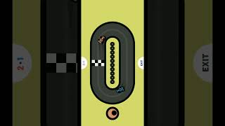 Playing racing car game with computer in hard level Shorts [upl. by Edd]